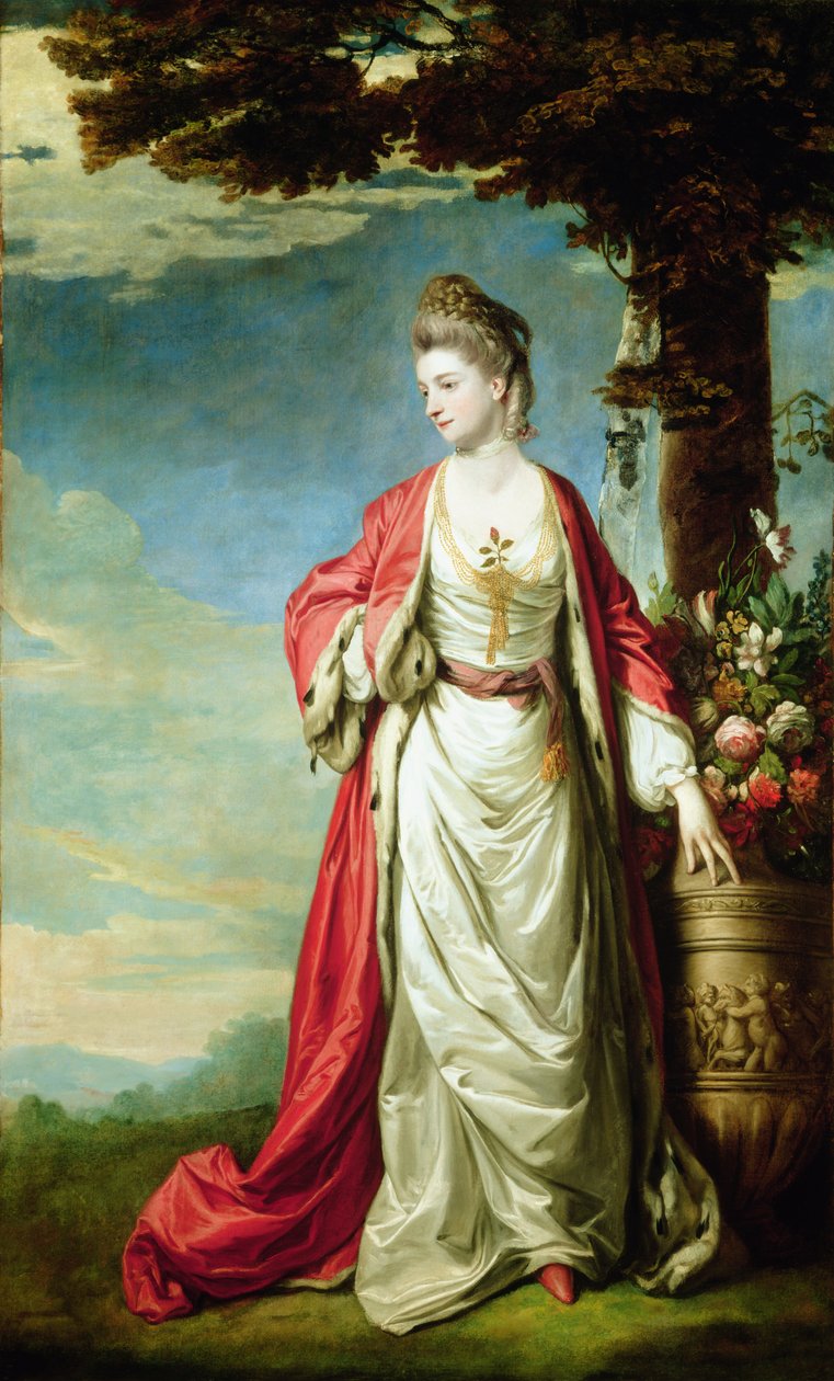 Porträtt av fru Trecothick, i turkisk klänning av Joshua Reynolds