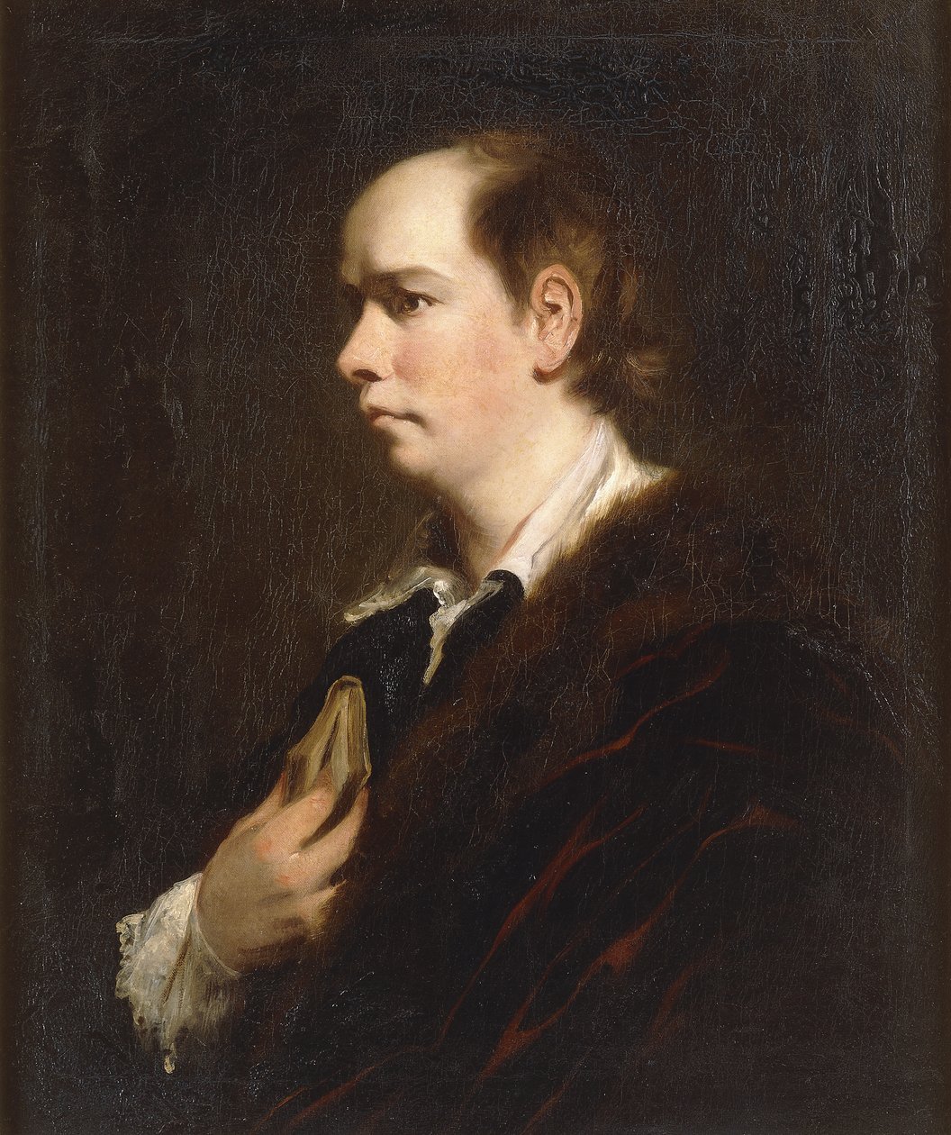 Porträtt av Oliver Goldsmith av Joshua Reynolds