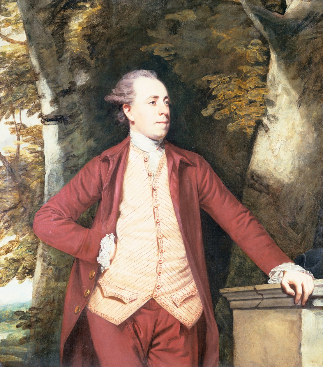 Porträtt av Richard Crofts från West Harling, Norfolk av Joshua Reynolds