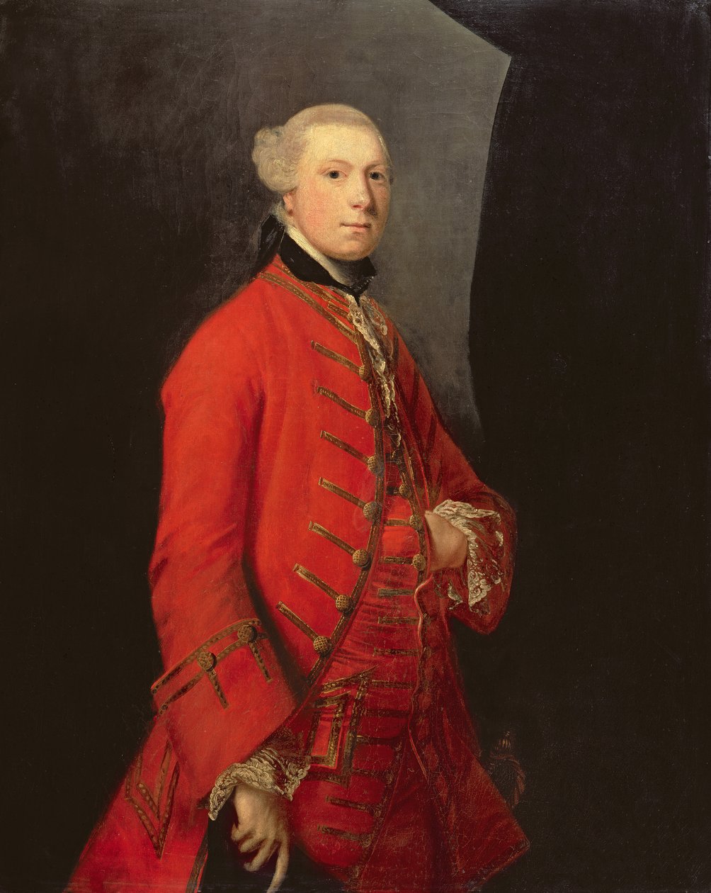Porträtt av Robert Shaftoe, Kaled "Bonnie Bobby Shaftoe" av Joshua Reynolds