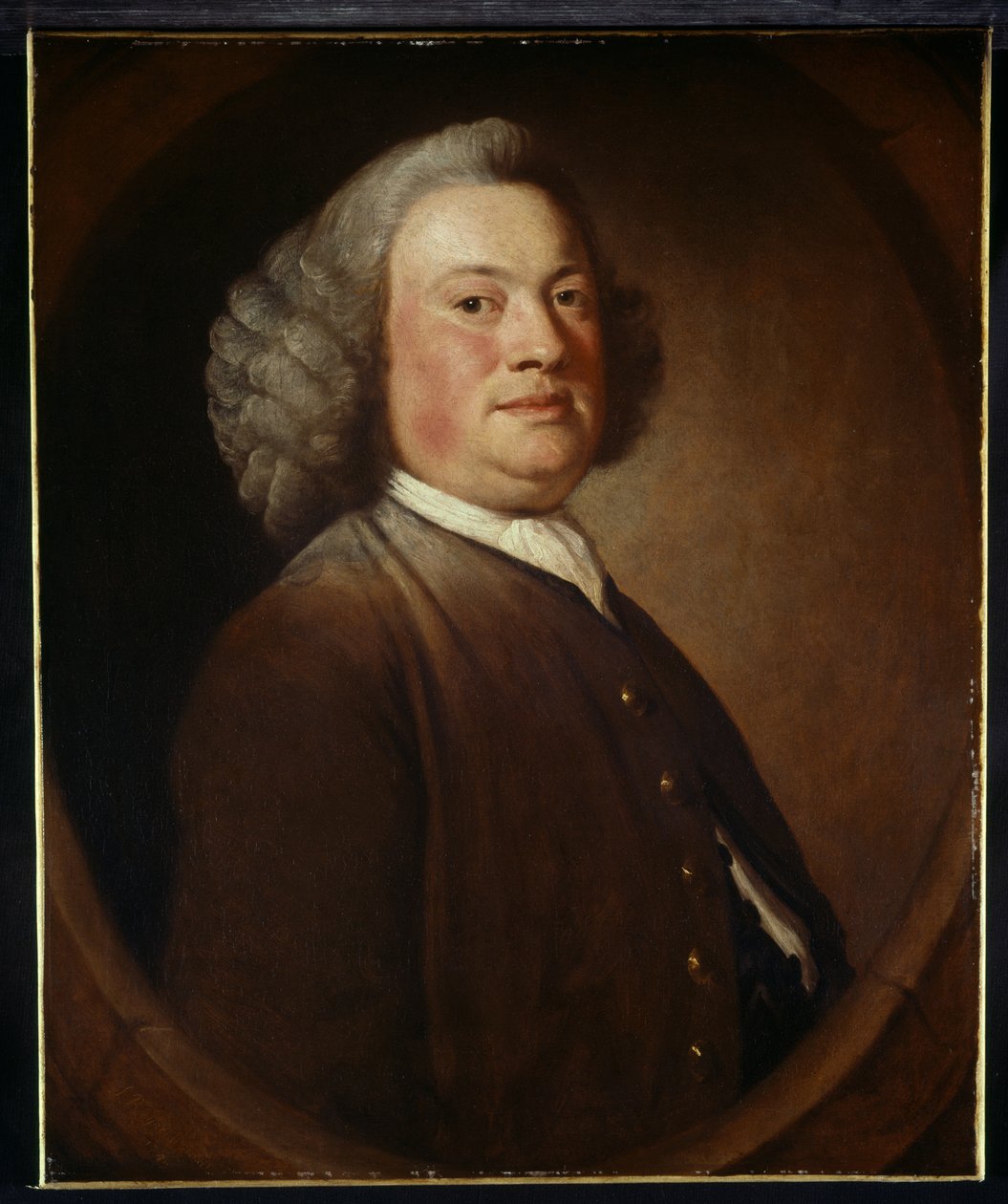 Porträtt av en okänd man av Joshua Reynolds