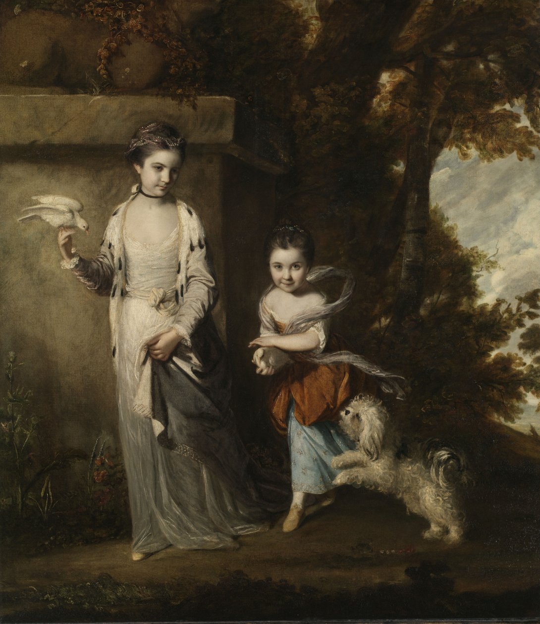 Porträtt av damerna Amabel och Mary Jemima Yorke, c.1761 av Joshua Reynolds