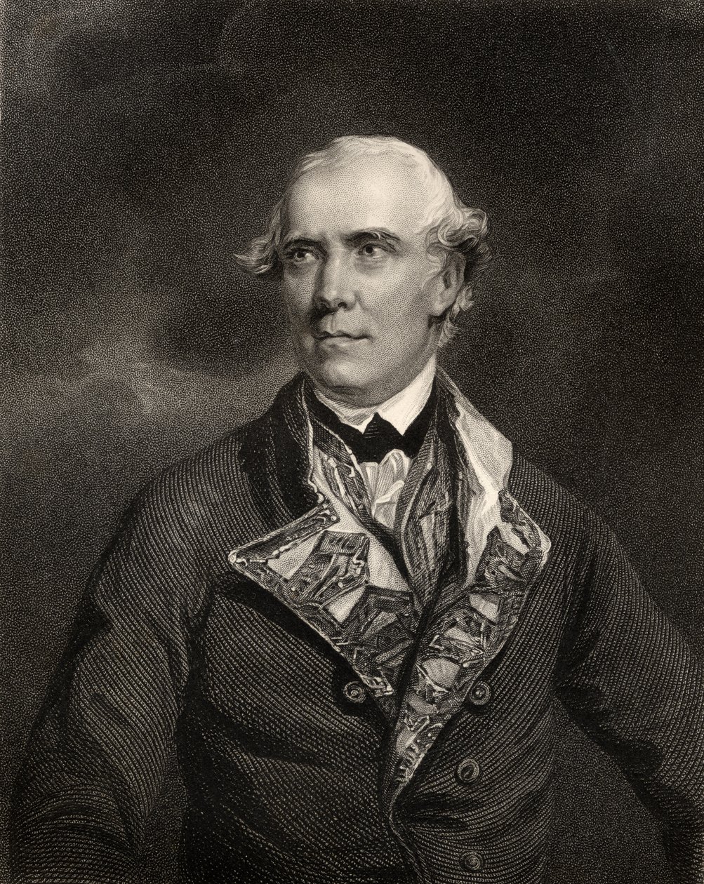 Konteramiral Samuel Barrington, graverad av H.T. Ryall, från 