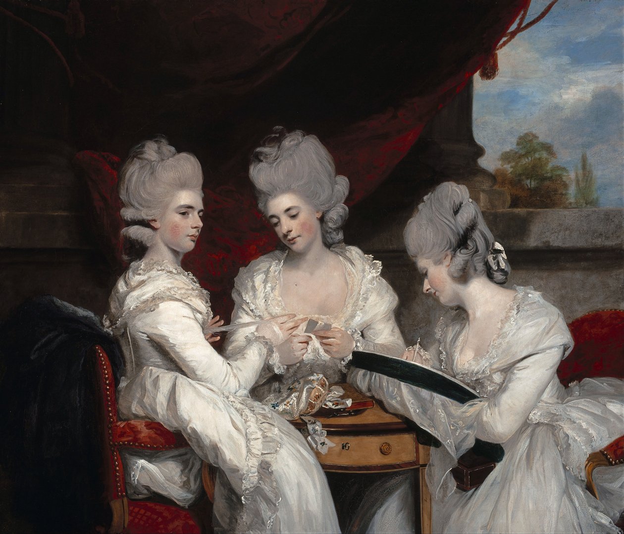 Damerna Waldegrave av Joshua Reynolds
