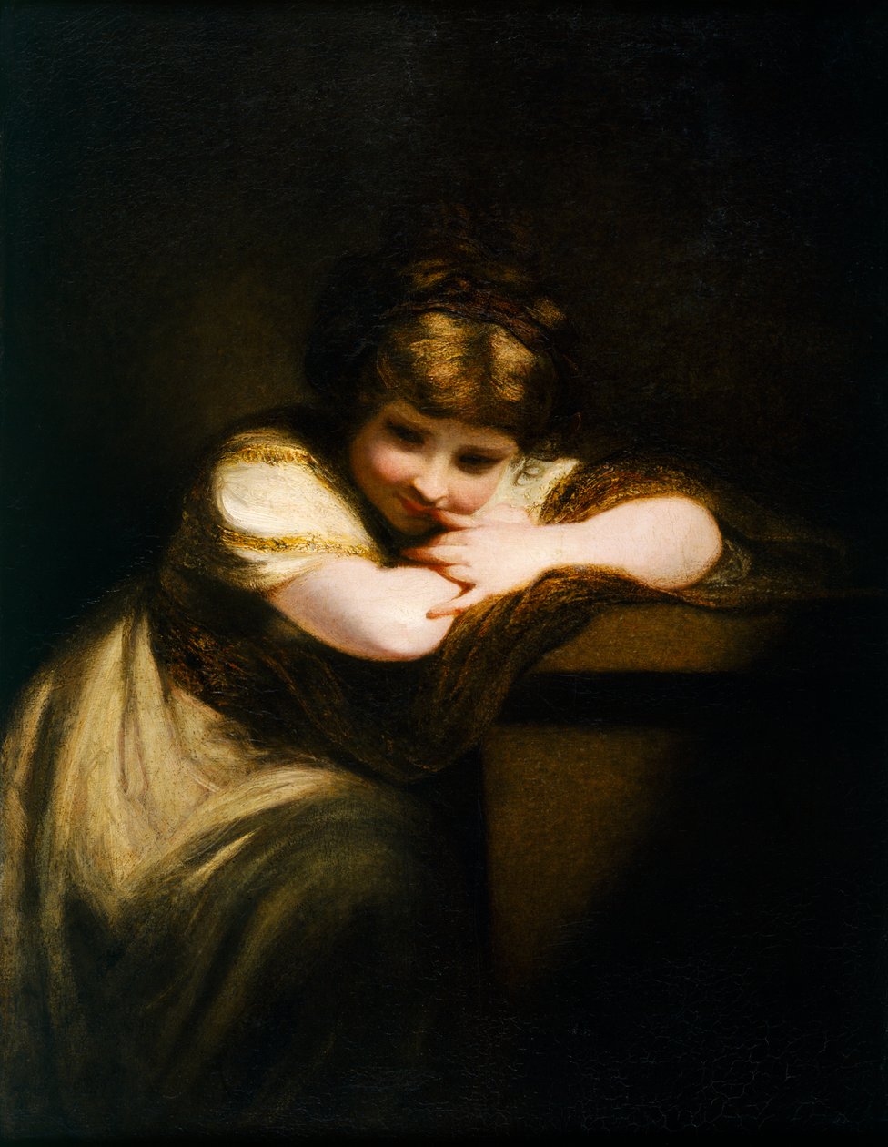 Den skrattande flickan av Joshua Reynolds
