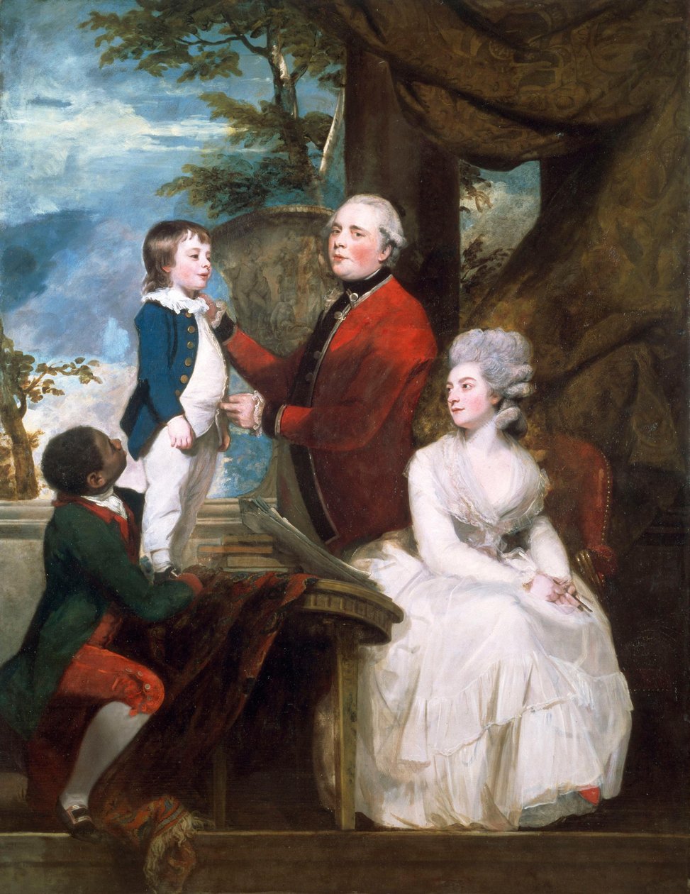 Familjen Temple av Joshua Reynolds