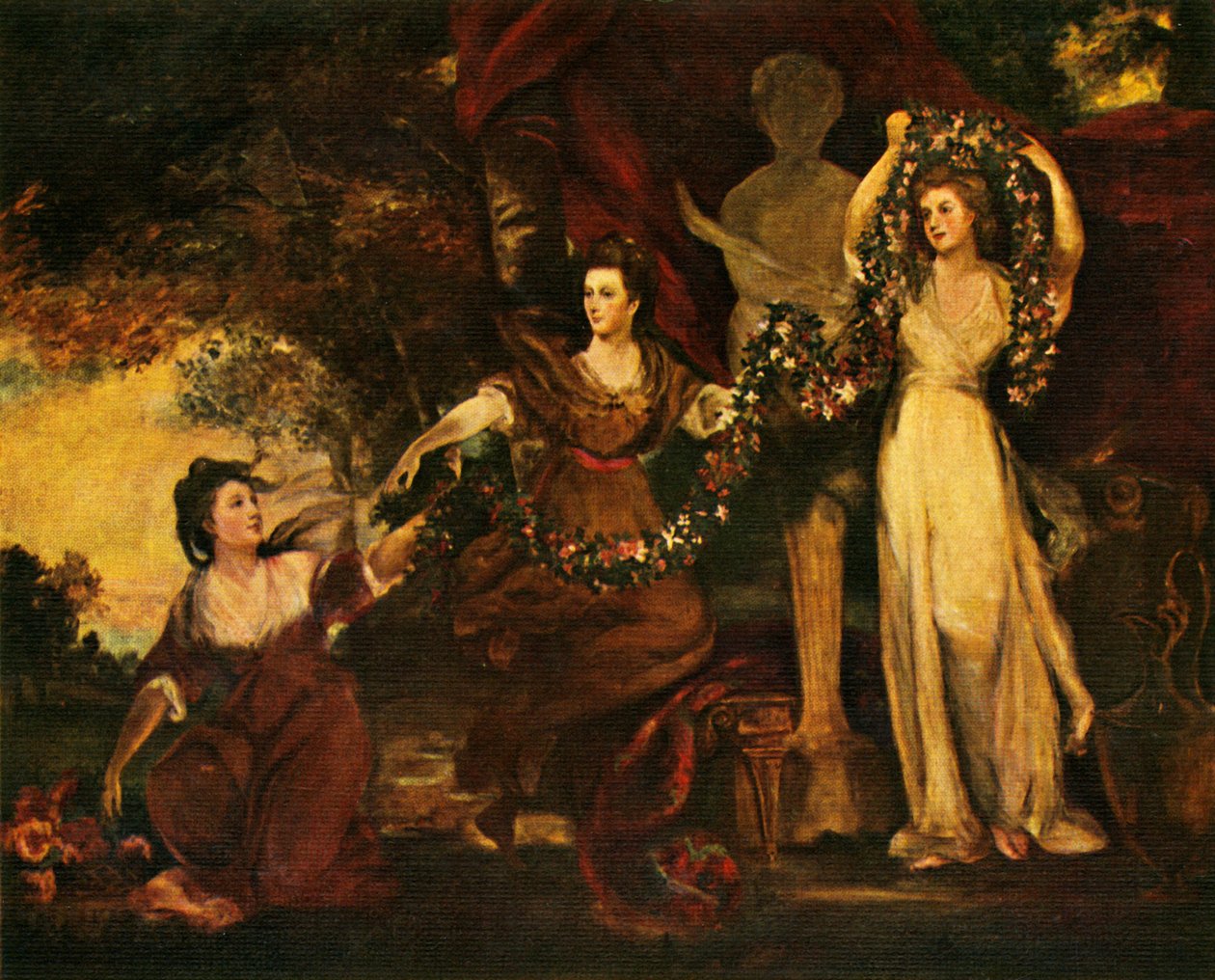 De tre nåderna, 1773, c1912 av Joshua Reynolds