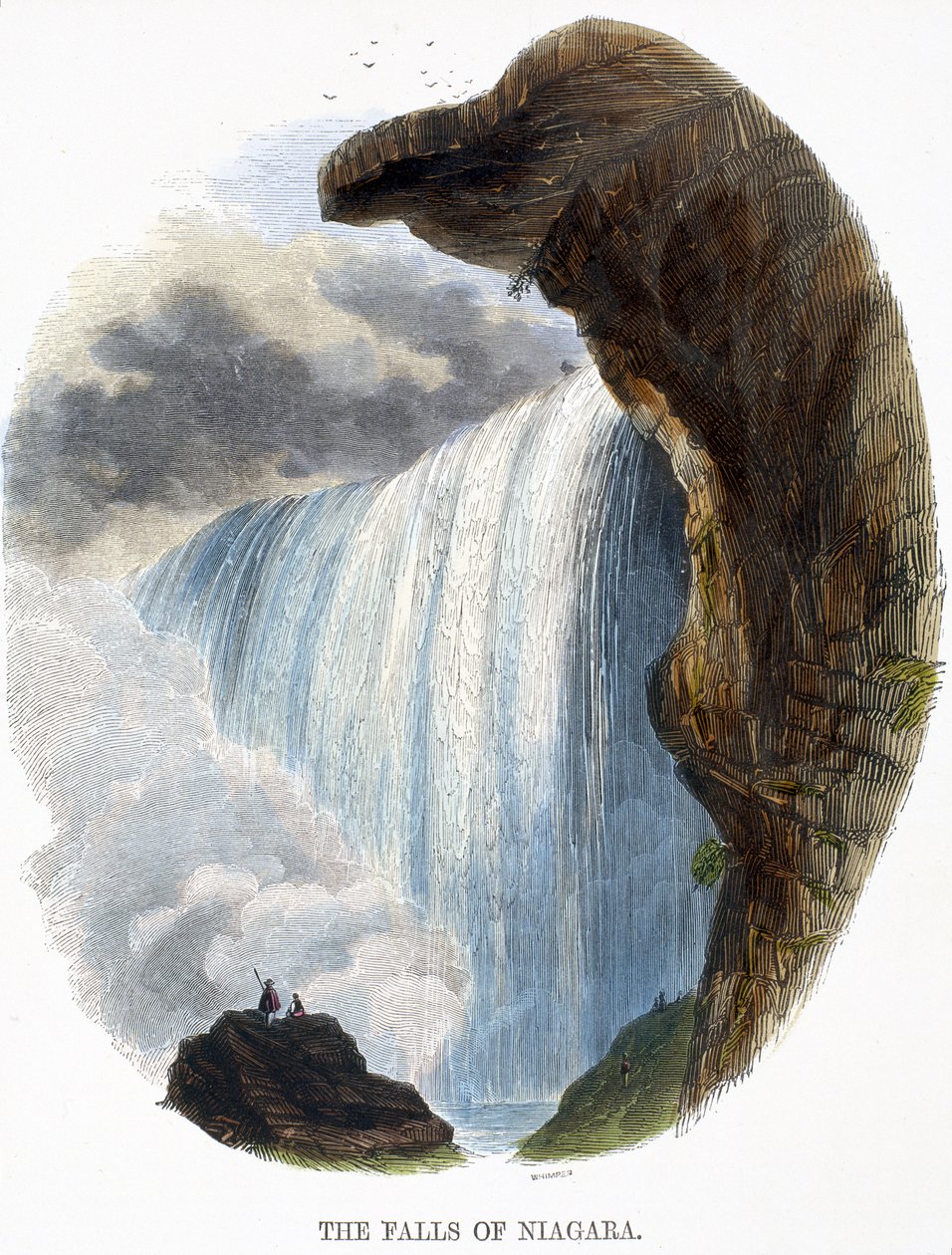 The Falls of Niagara, från Phenomena of Nature, 1849 av Josiah Wood Whymper