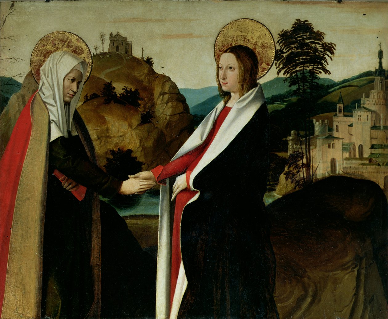 The Visitation, c.1500 swed av Josse Lieferinxe