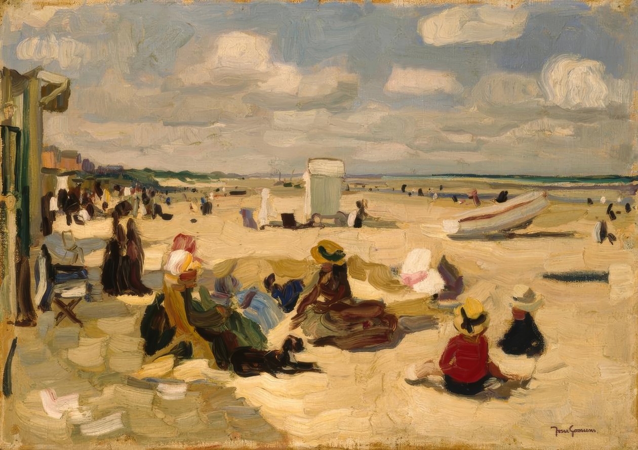 J.Goossens, stranden La Panne av Josse Goossens