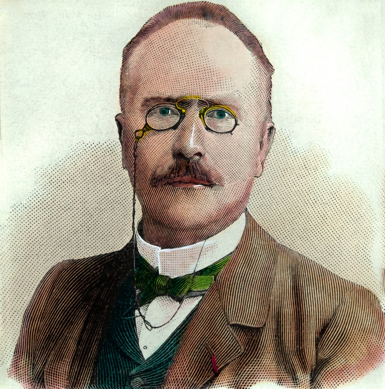 Edouard Branly, 20:e seklet (Gravyr) av Josse Photo