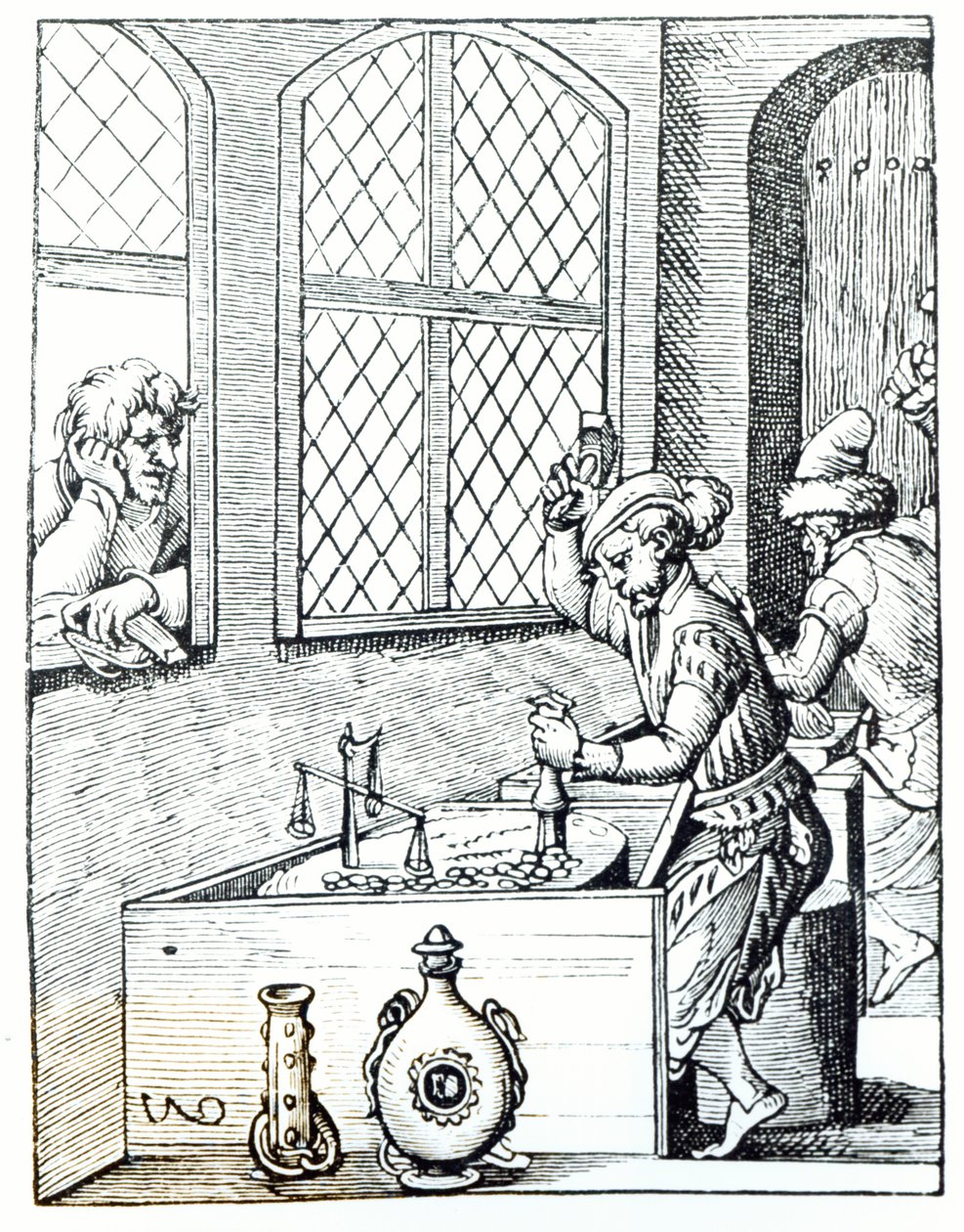 Myntofficer, illustration från 