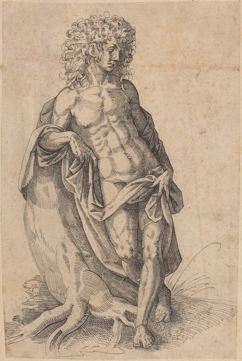 Apollo, ca 1580 (penna och bläck) av Jost Amman