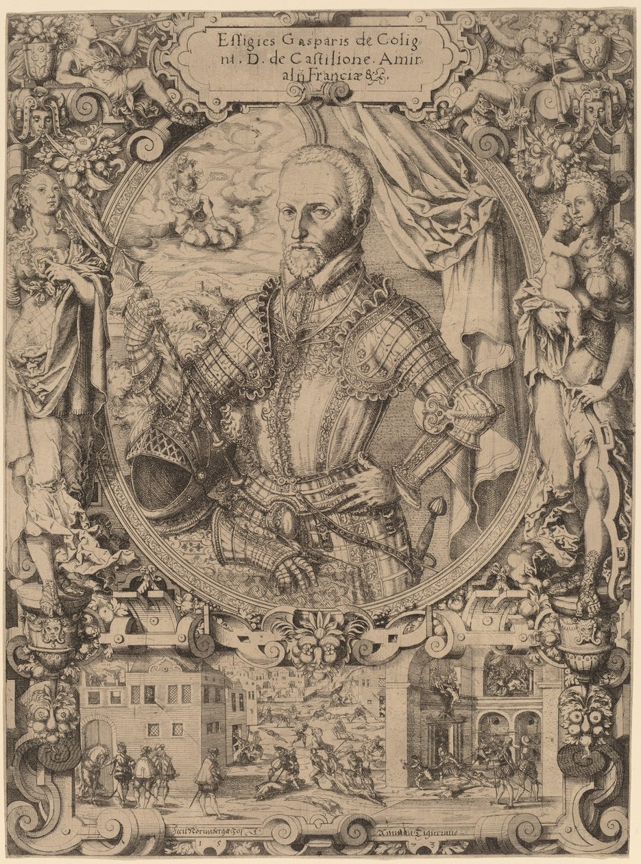 Gaspar de Coligny av Jost Amman