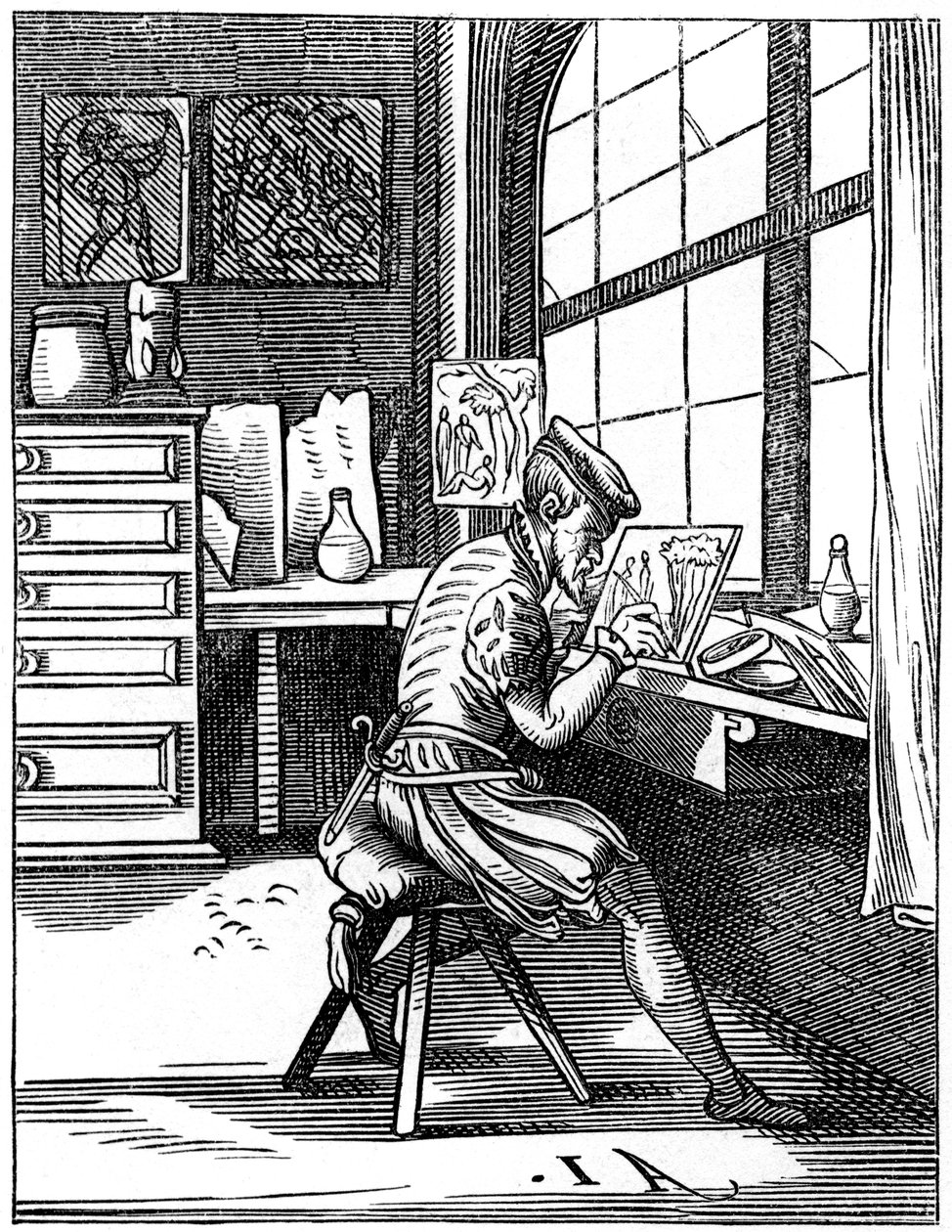 Illuminator, 1500-talet 1849. av Jost Amman