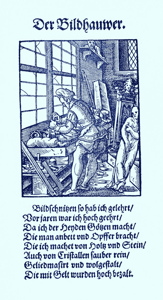 Skulptören av Jost Amman