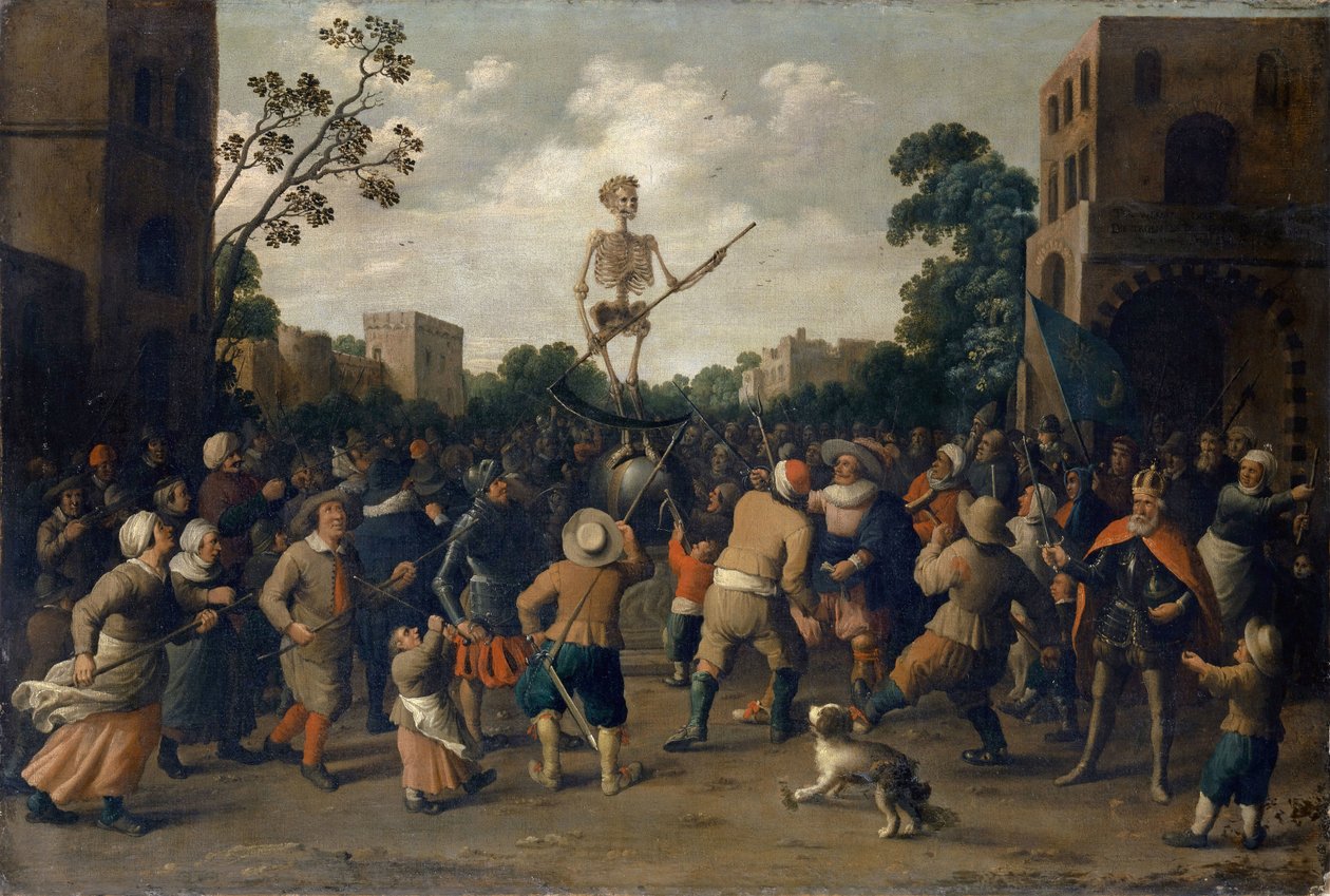 Kampen mot döden, 1625. av Jost Cornelisz Droochsloot