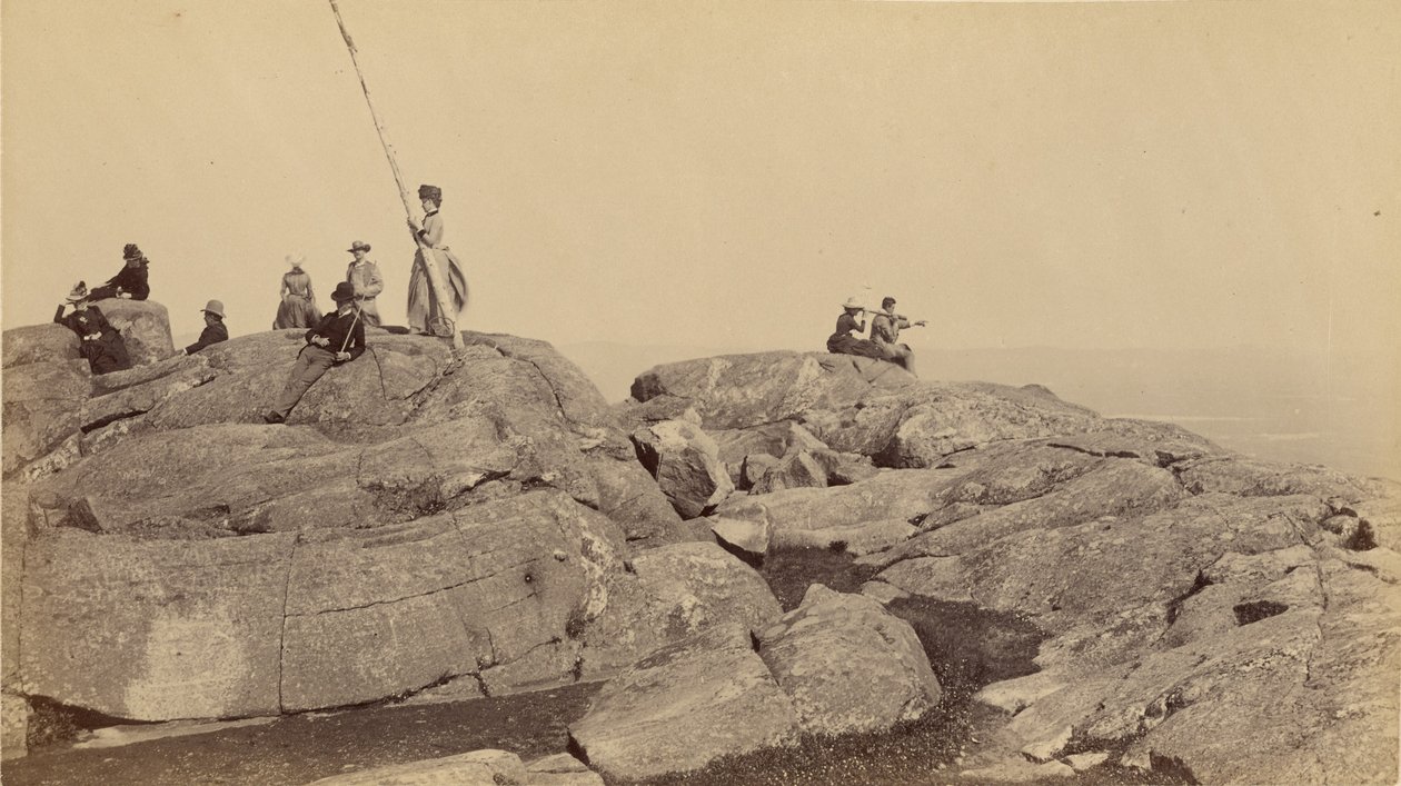 [Privat fest på toppen av Mount Monadnock] av Jotham A. French