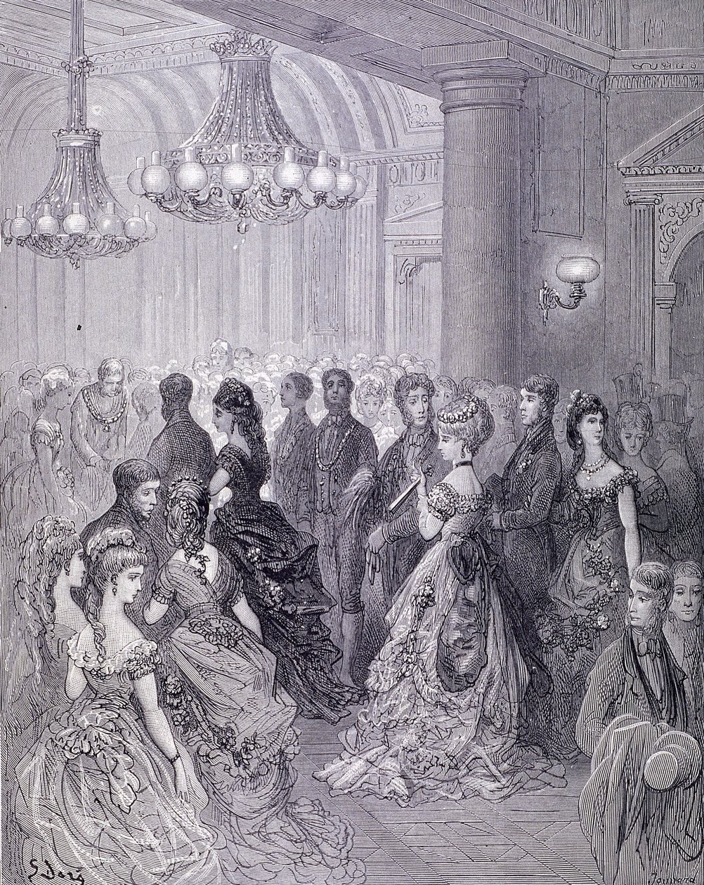 "A Ball at the Mansion House", 1872 av Journard