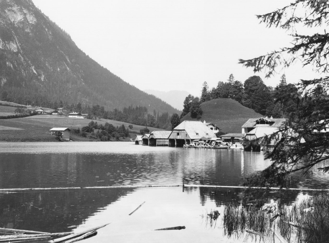 Båtar vid Konigssee, ca 1910 av Jousset