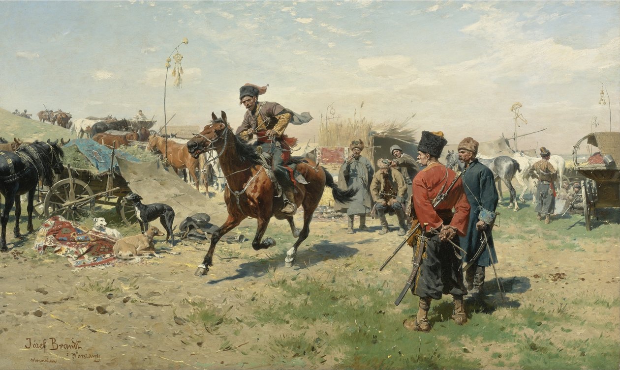Zaporozhianska kosackerna av Jozef Brandt