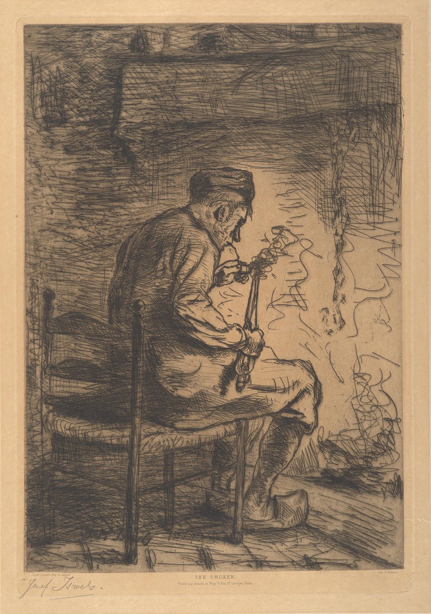 Rökaren av Jozef Israëls