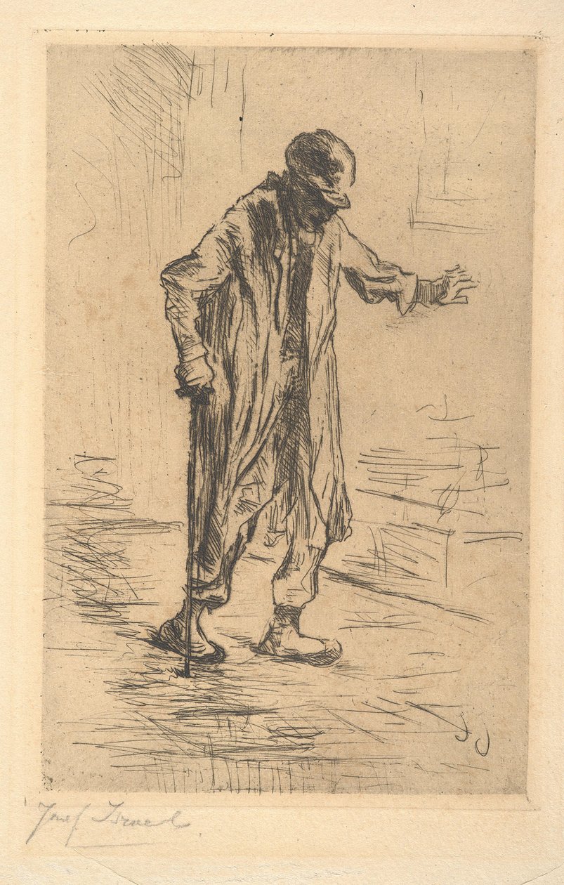 Gammal man av Jozef Israëls