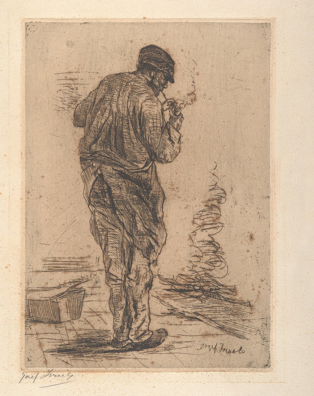 Gammal man av Jozef Israëls