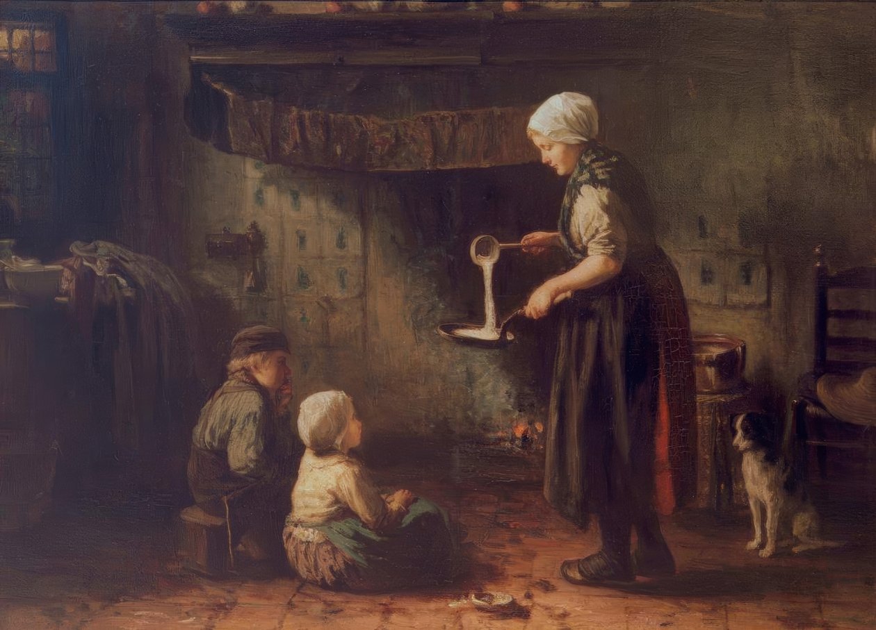 La Fête de Jeanne / Pannkakan av Jozef Israëls