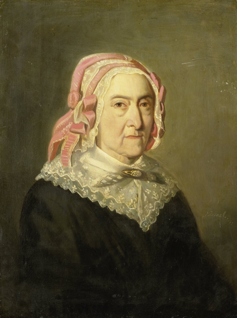 Sientje Nijkerk-Servaas vid 90 års ålder, 1857 av Jozef Israëls