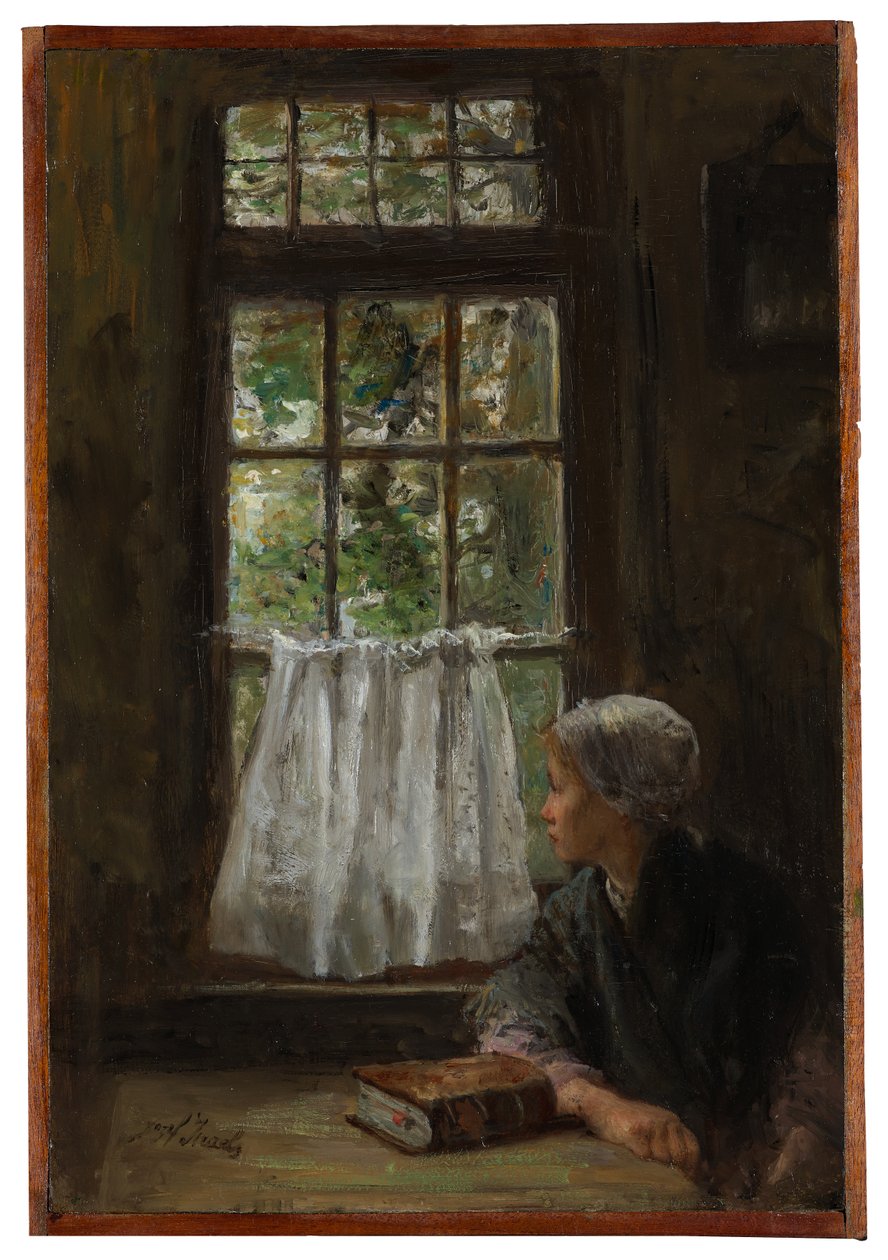 Söndag morgon (panel) av Jozef Israëls