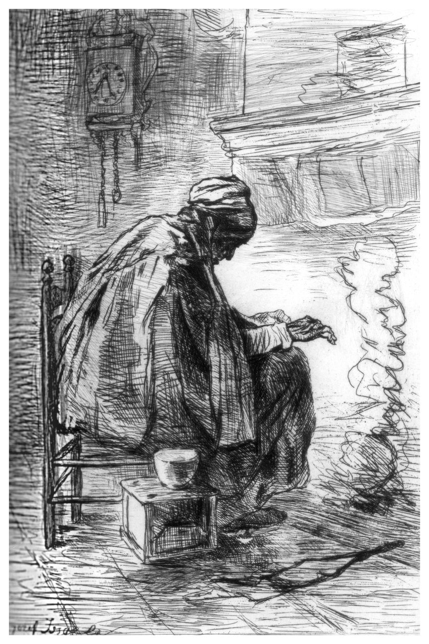 Härden, c1880-1882. av Jozef Israëls