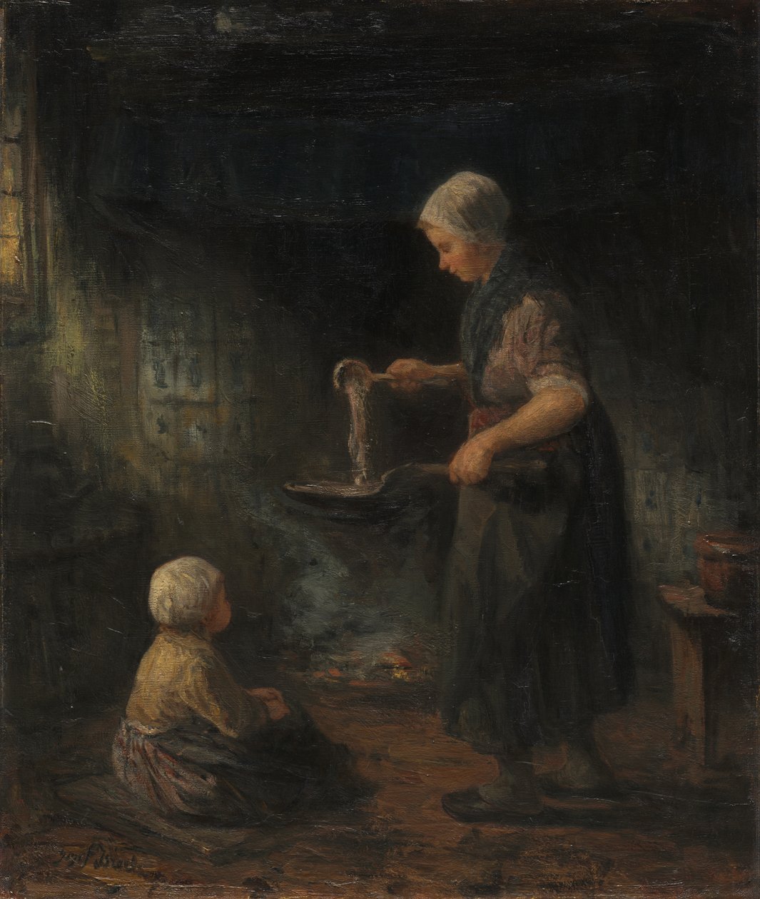 Pannkakorna av Jozef Israëls
