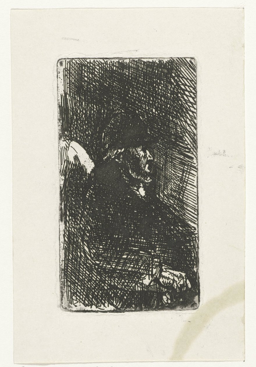 Sitter gubbe av Jozef Israëls