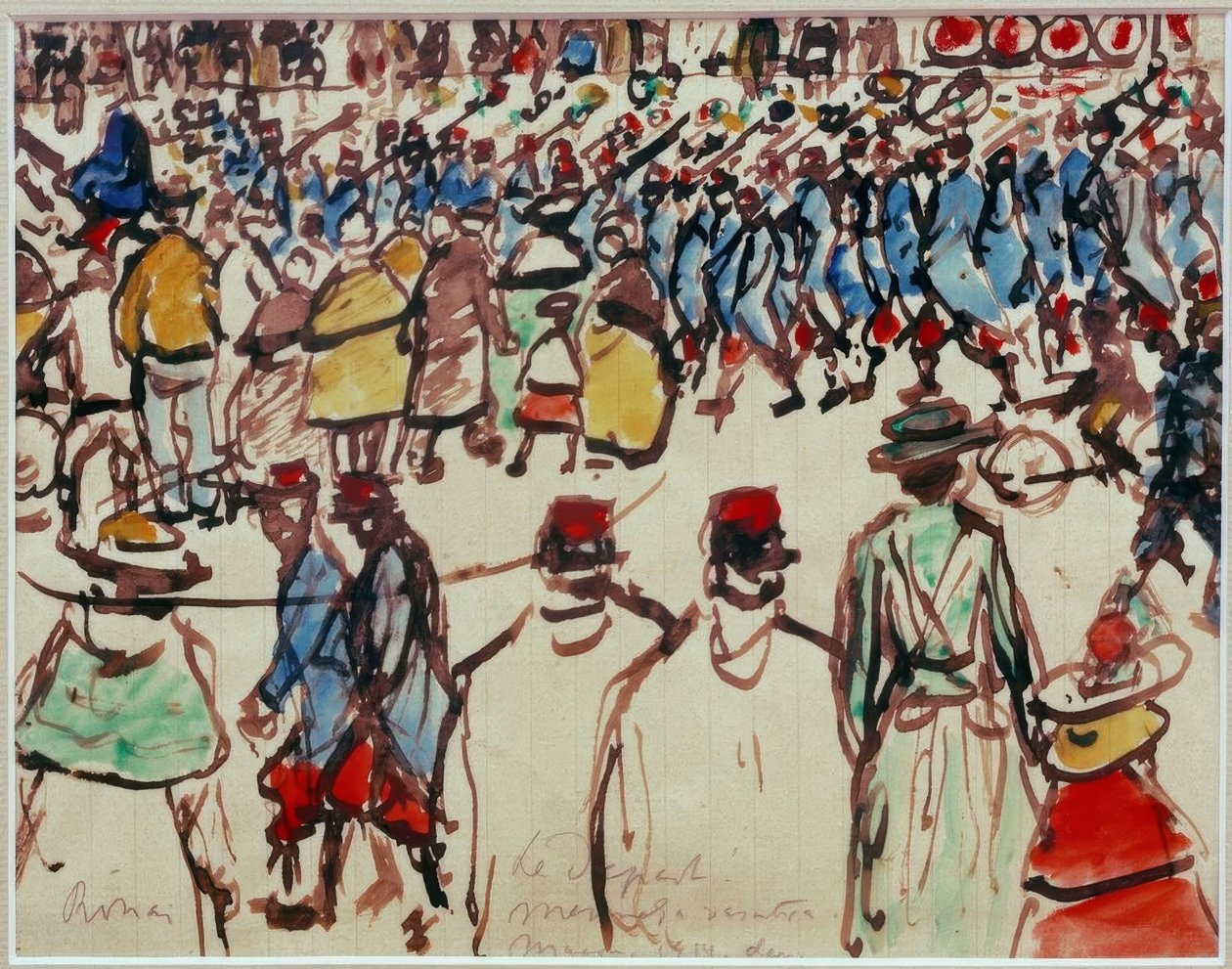 Le Départ. Du går till tåget av József Rippl Rónai
