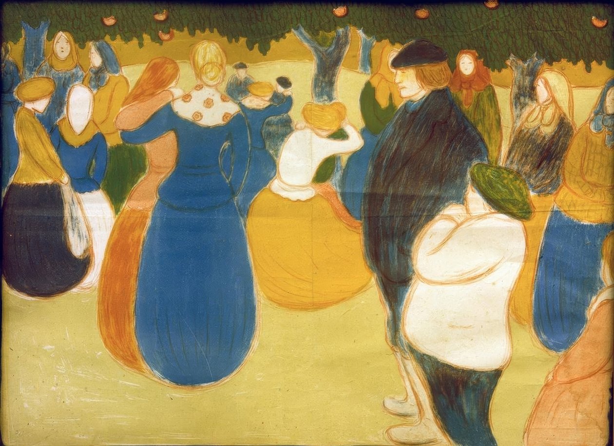 Mässa i Bretagne av József Rippl Rónai