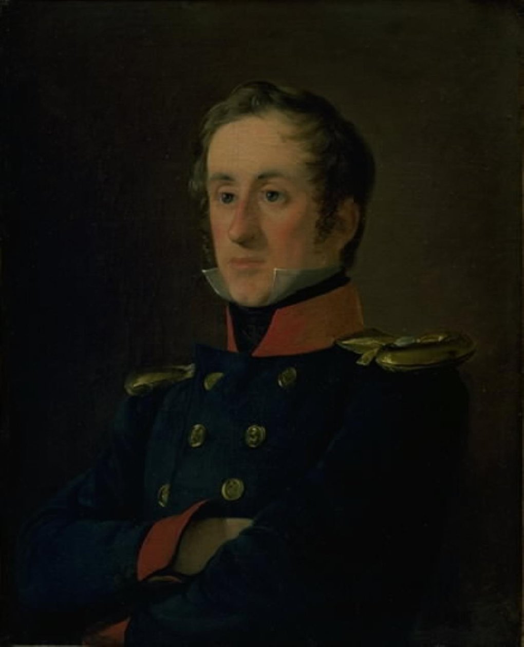 Marinmålaren Emil Wilhelm Normann i sin uniform som sjöofficer av Jørgen Roed