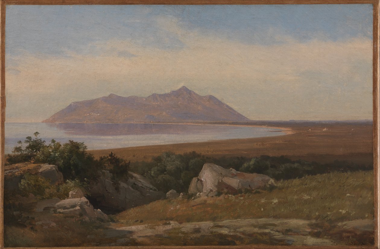 Monte Circeo sett från distriktet Terracina av Jørgen V. Sonne