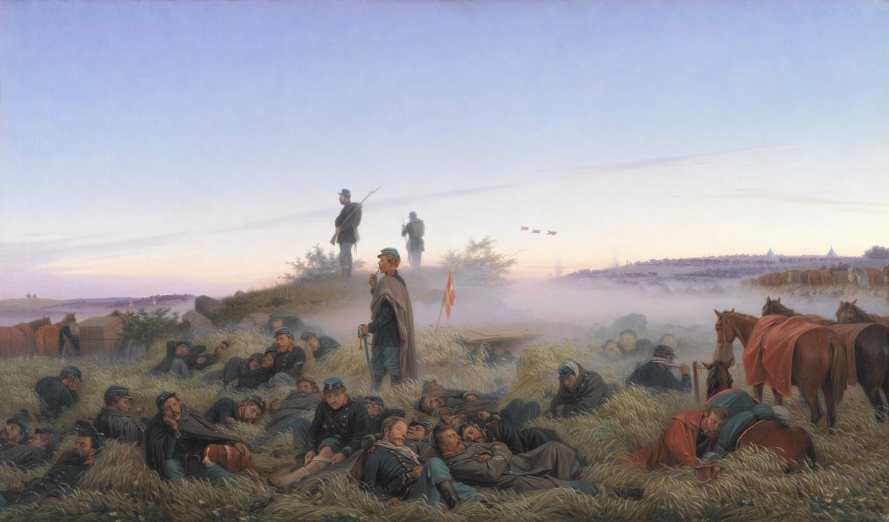 Morgonen efter slaget vid Isted den 25 juli 1850 av Jørgen V. Sonne