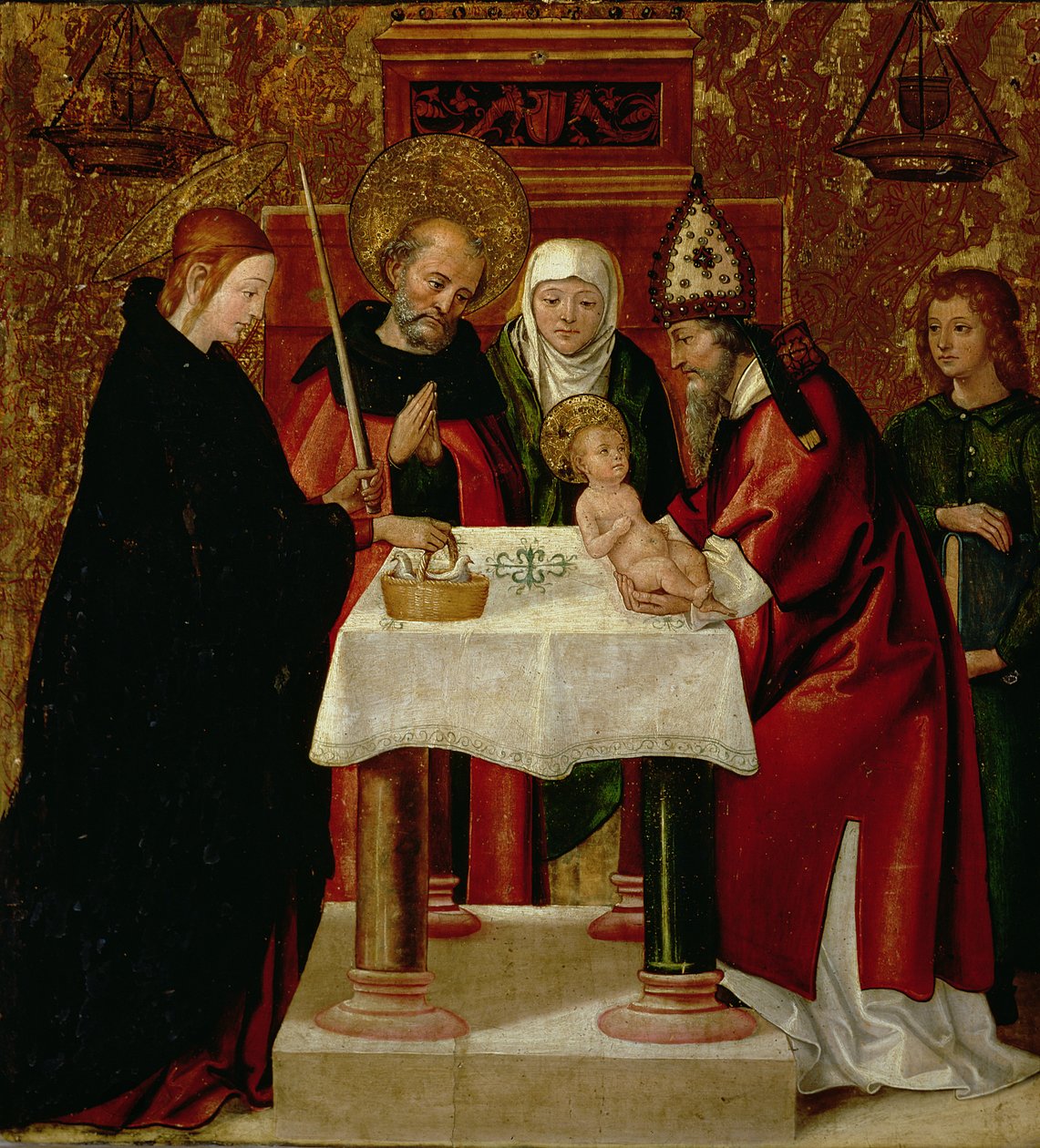 Omskärelsen och presentationen i templet, c.1535 av Juan de Borgoña