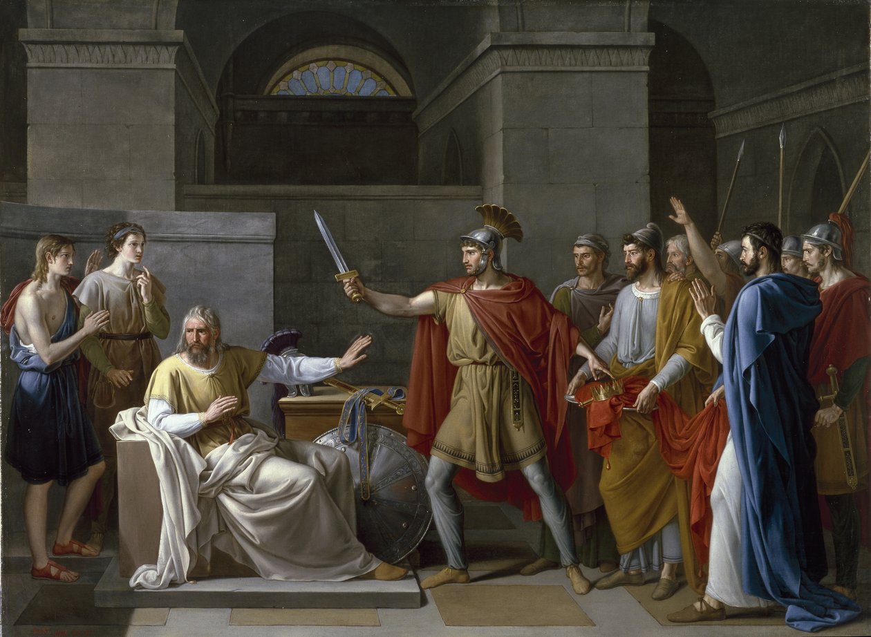 Wamba renouncing the Crown  av Juan Antonio de Ribera
