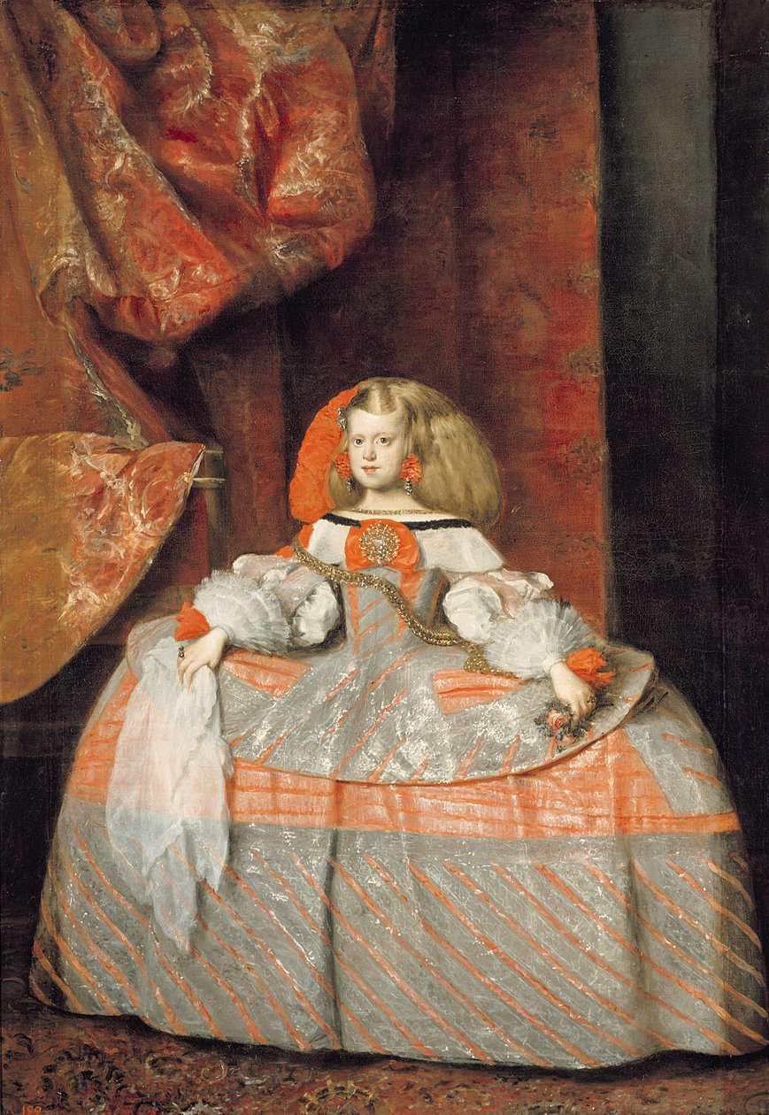 Infanta Margarita av Österrike, ca 1665 av Juan Bautista Martinez Del Mazo