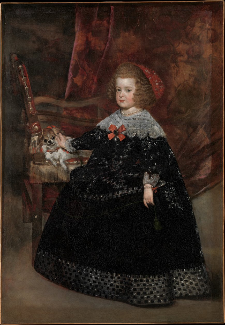 María Teresa, Infanta av Spanien av Juan Bautista Martinez Del Mazo