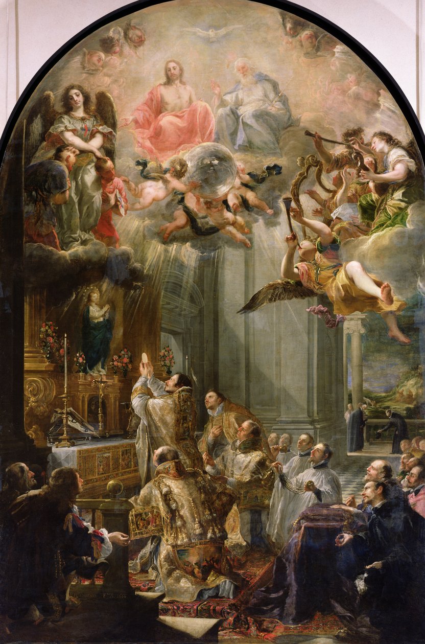 Mässa för Trinitariernas orden, 1666 av Juan Carreño de Miranda