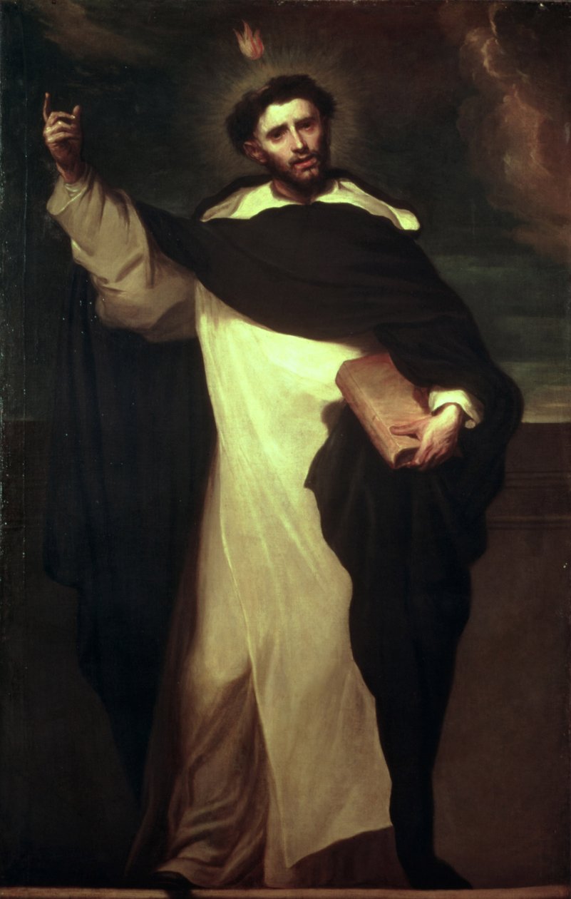 Sankt Dominikus av Juan Carreño de Miranda