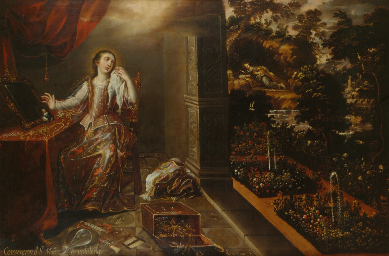 Omvandlingen av den heliga Maria Magdalena av Juan Correa de Vivar