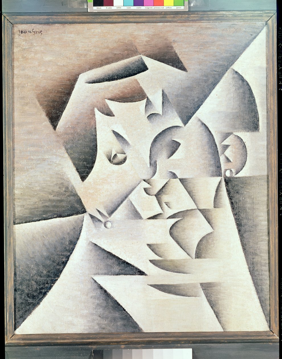 Konstnärens mor, 1912 av Juan Gris