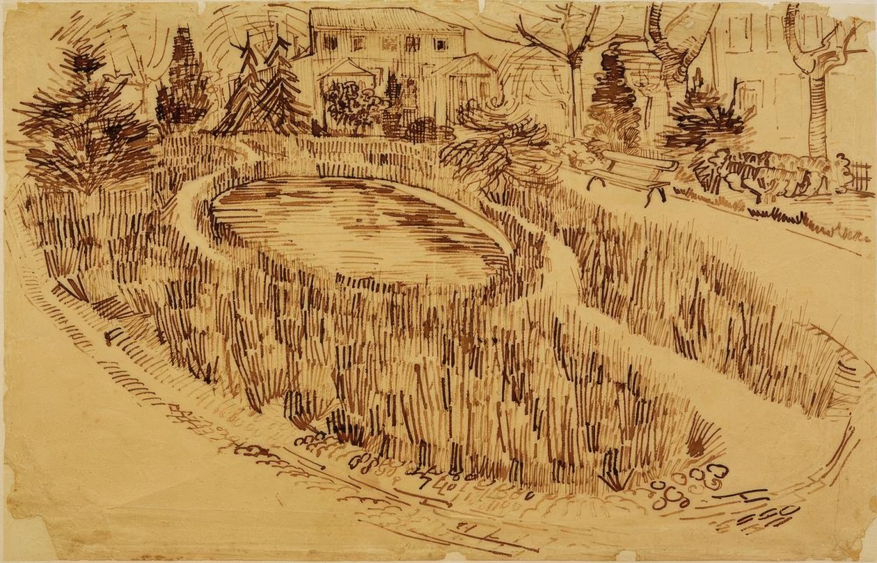 Landskap vid Ceret av Juan Gris