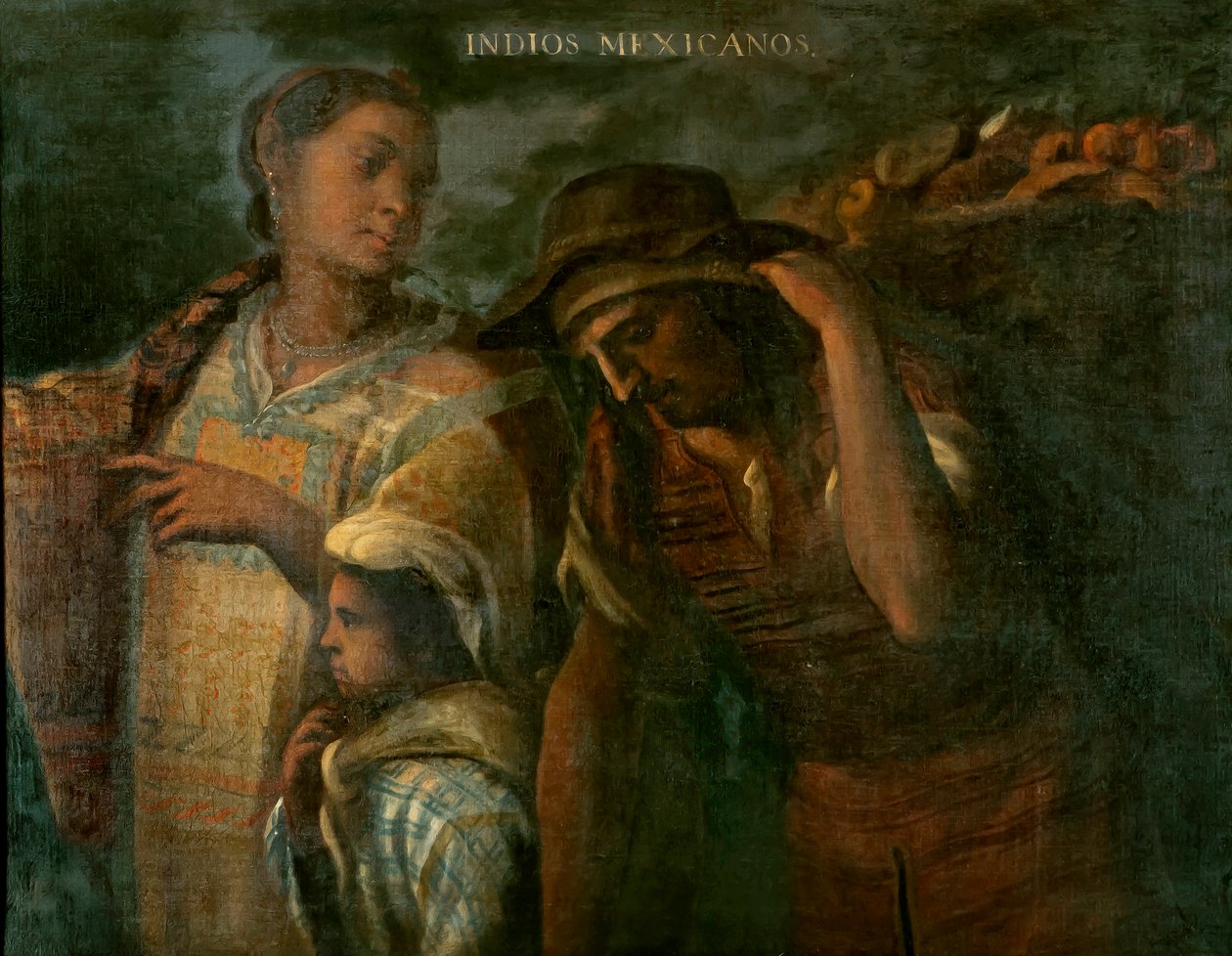 Mexikanska indianer, ca 1715 av Juan Rodríguez Juárez
