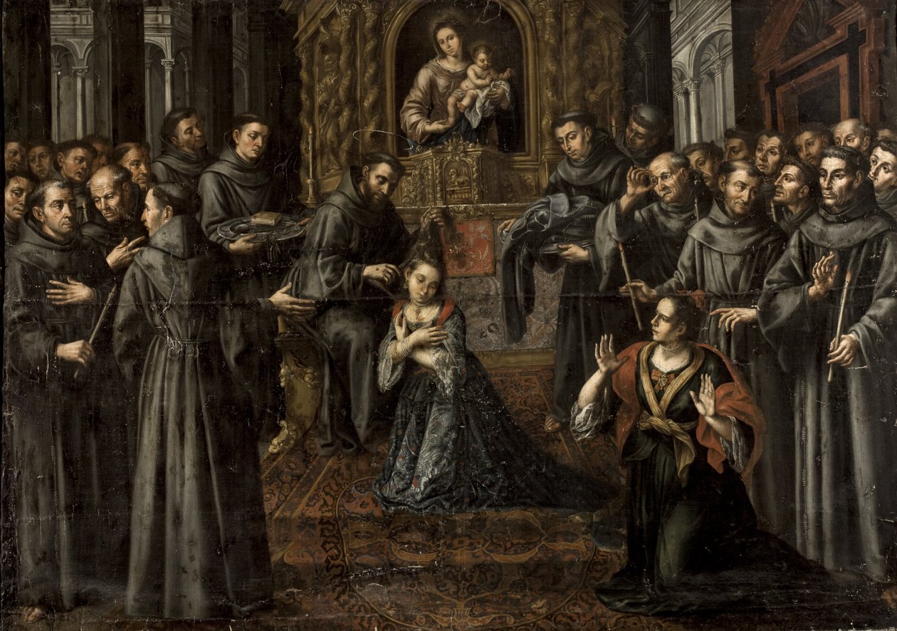 Yrket Saint Clare of Assisi av Juan Ruiz Soriano